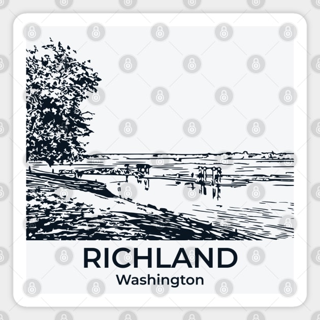 Richland - Washington Magnet by Lakeric